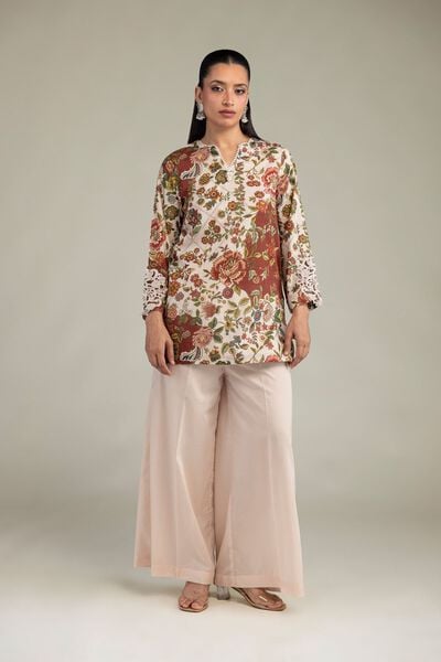 Embroidered | Cambric | Cambric Solid Pants | USD 30.00