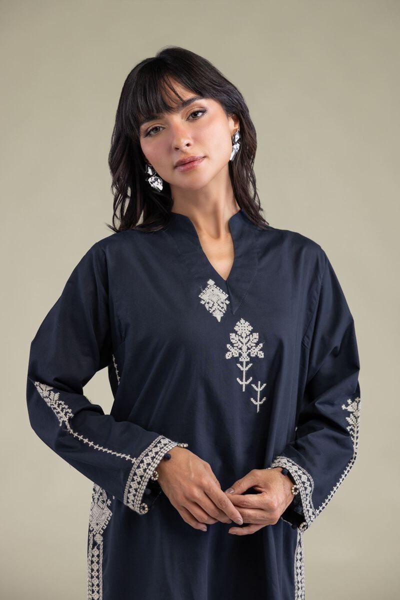 Embroidered | Cambric | Short Cambric Kurta | USD 35.00