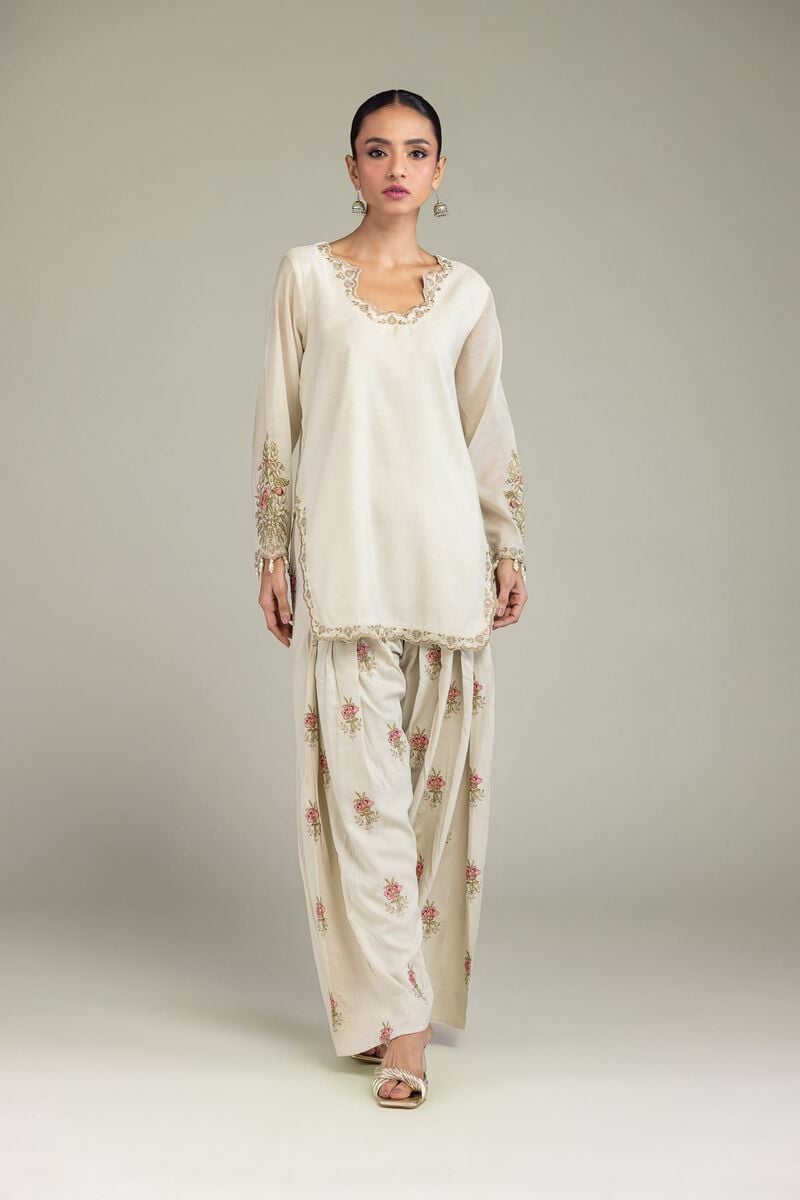 Embroidered | Paper Silk | Kurta | USD 60.00