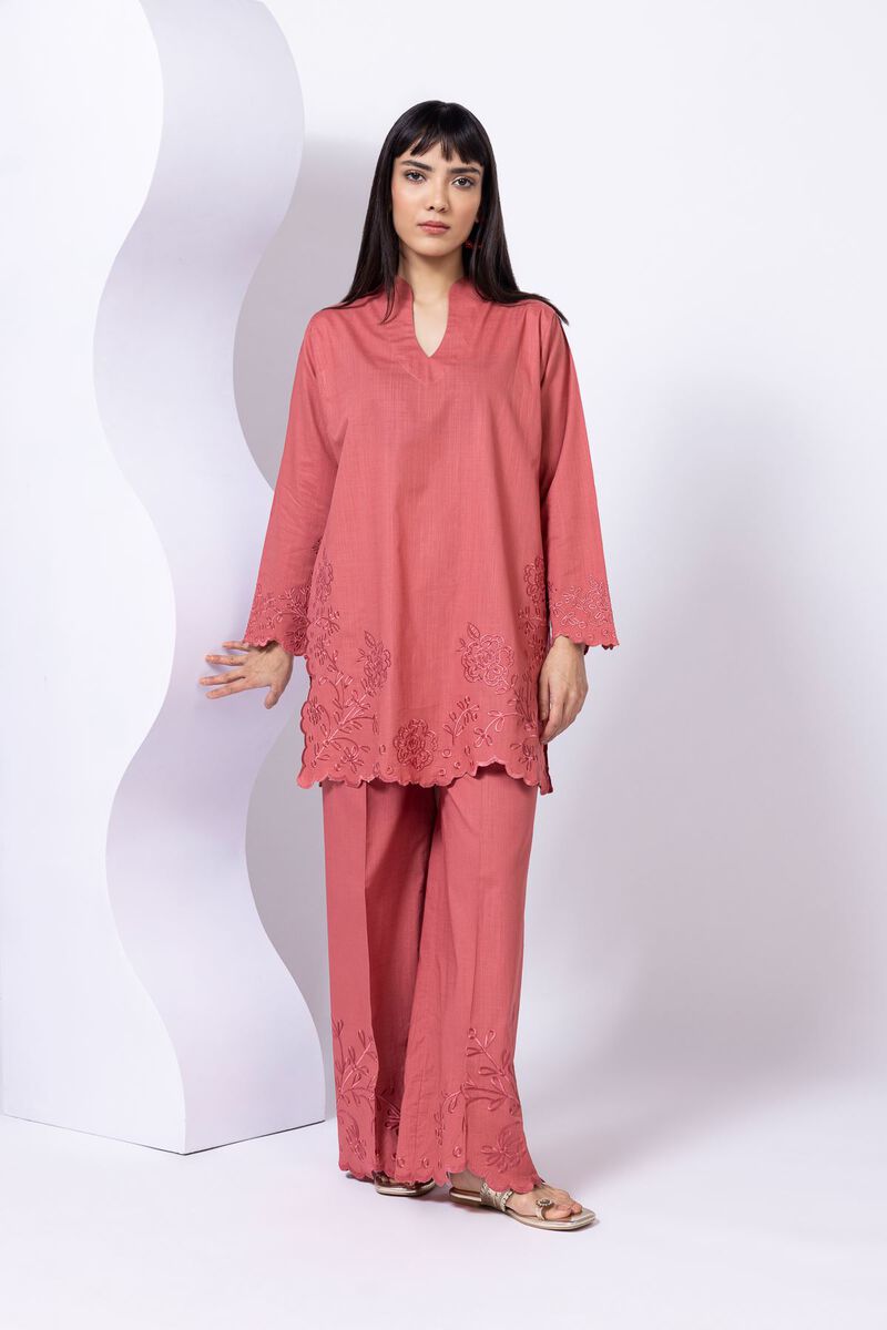 Embroidered | Crosshatch Poplin | Kurta | null