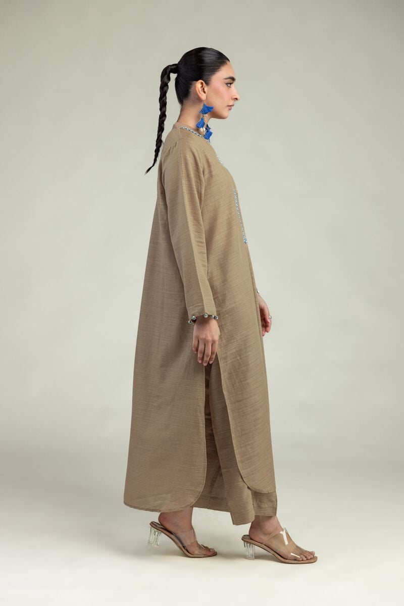 Dyed | Textured Cotton | Solid Cotton Pants | USD 30.00