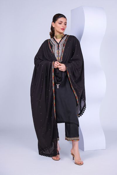 Embroidered | Light Thai Silk | Dupatta | USD 33.00
