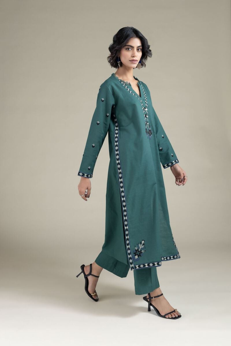 Dyed | Khaddar | Pants | USD 15.00