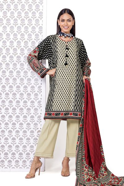 Printed | Marina Twill | Tailored 3 Piece | USD 37.50