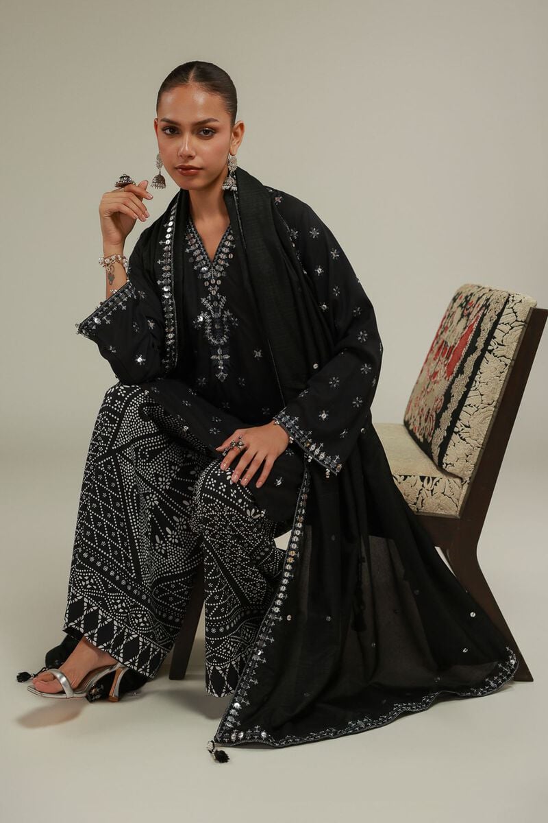 Embroidered | Polyester Silk | Draped Gota Dupatta | USD 40.00