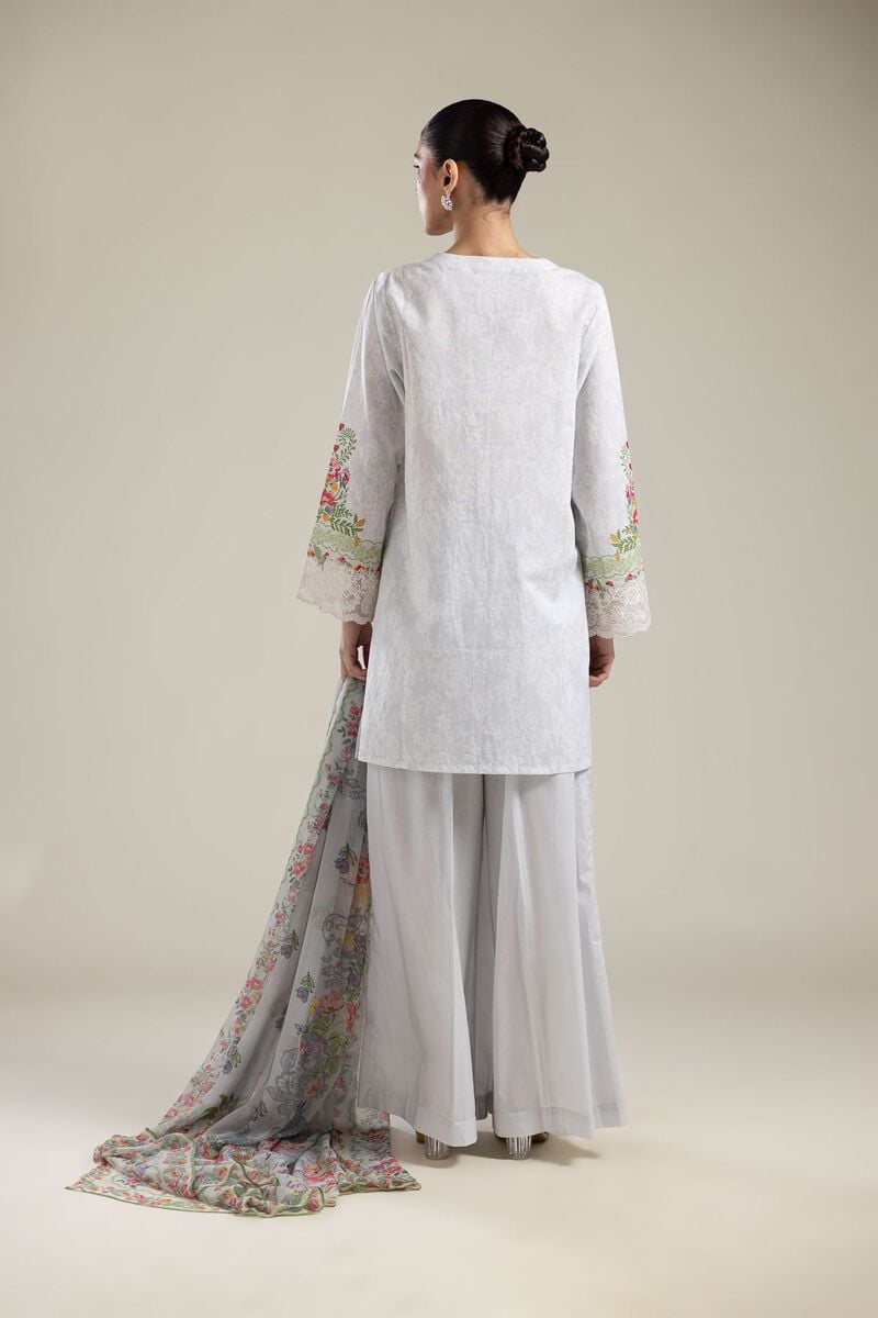 Embroidered | Cambric | Tailored 3-Piece Set | USD 75.00