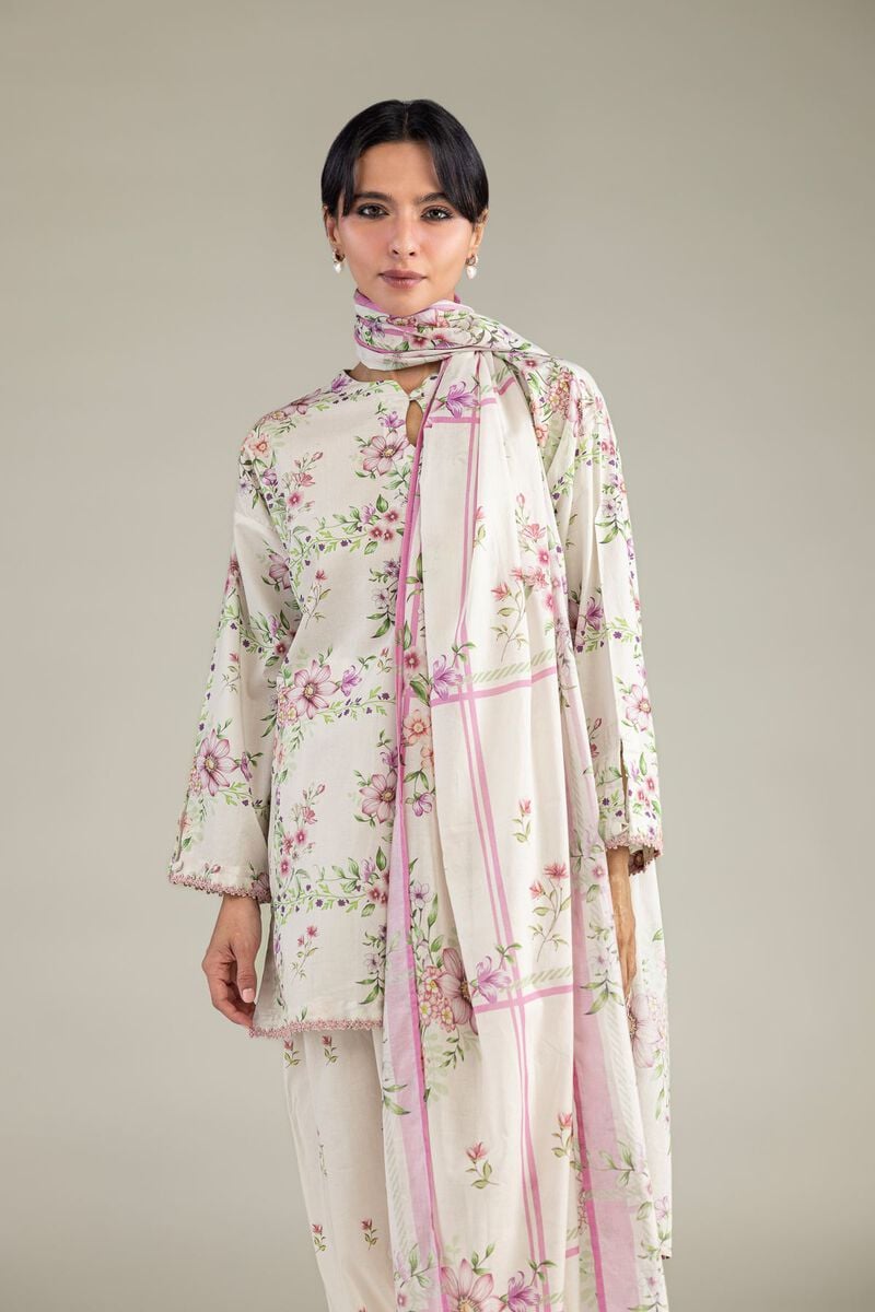 Printed | Lawn | Floral Lawn Dupatta | USD 30.00