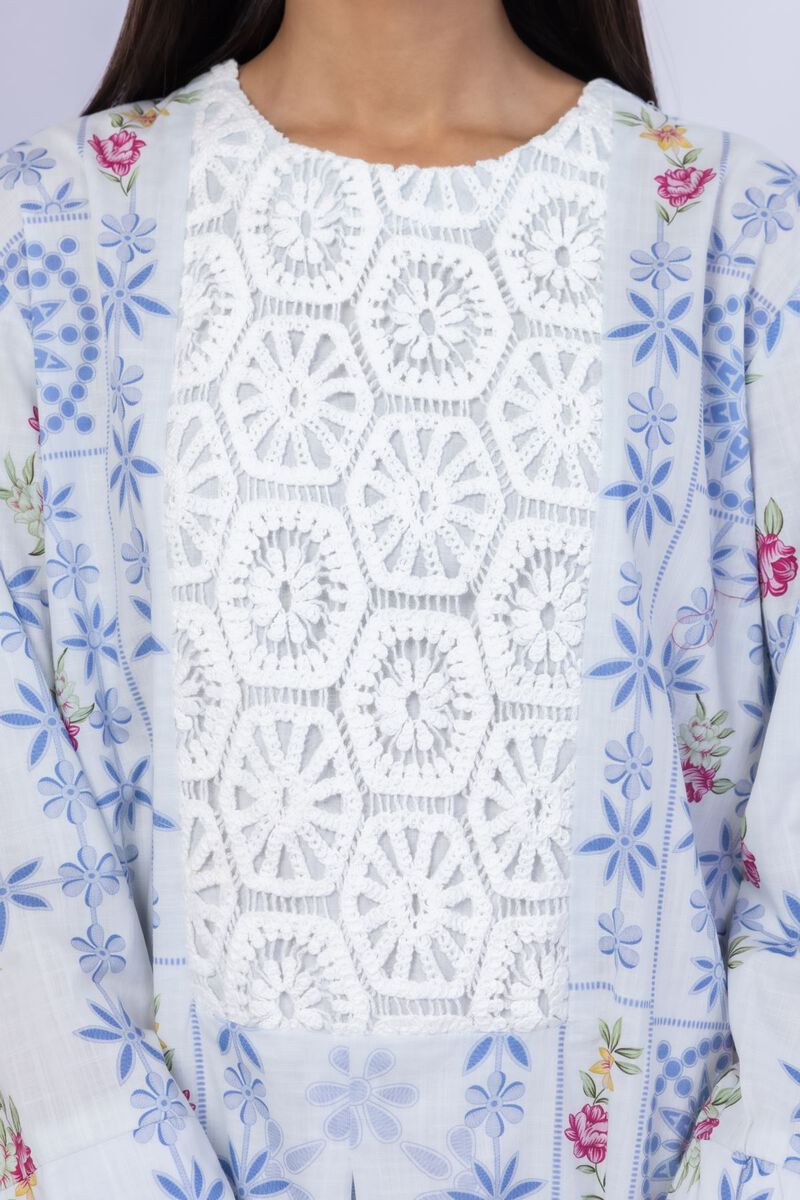 Embroidered | Crosshatch Poplin | Kurta | USD 15.00
