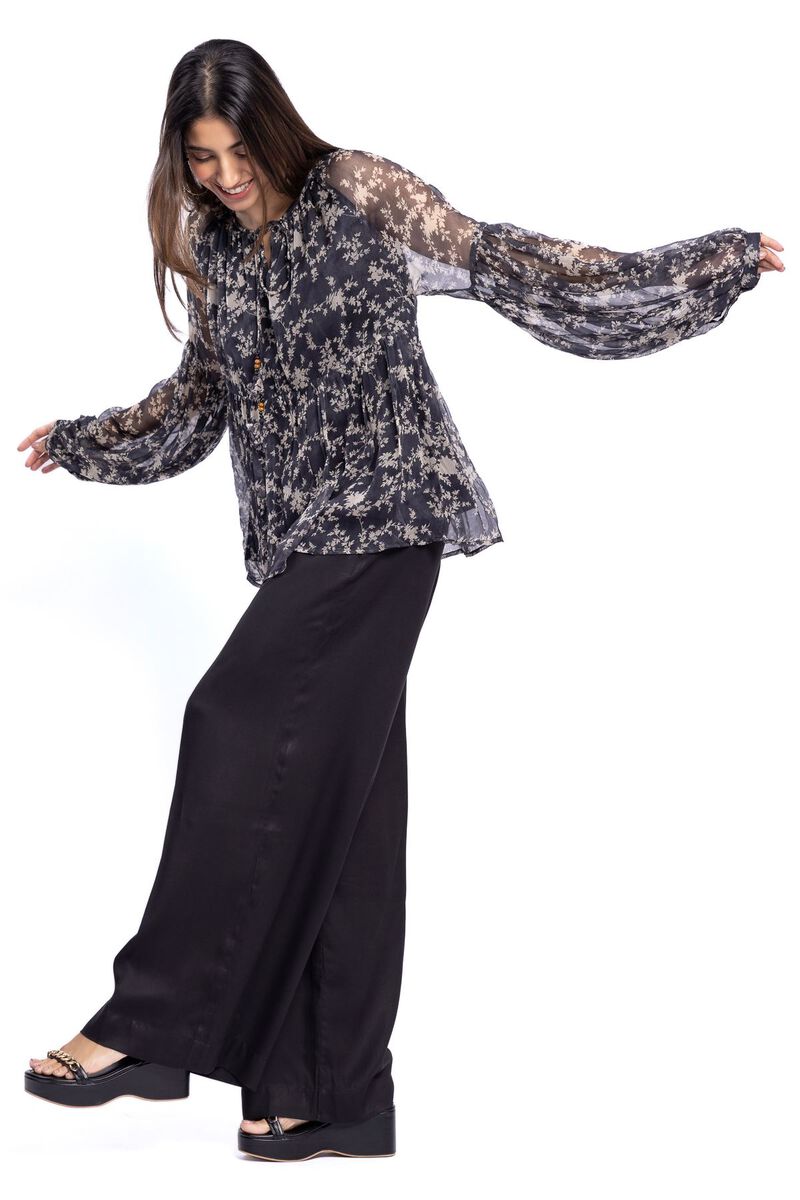 Printed | Chiffon | Blouse | null