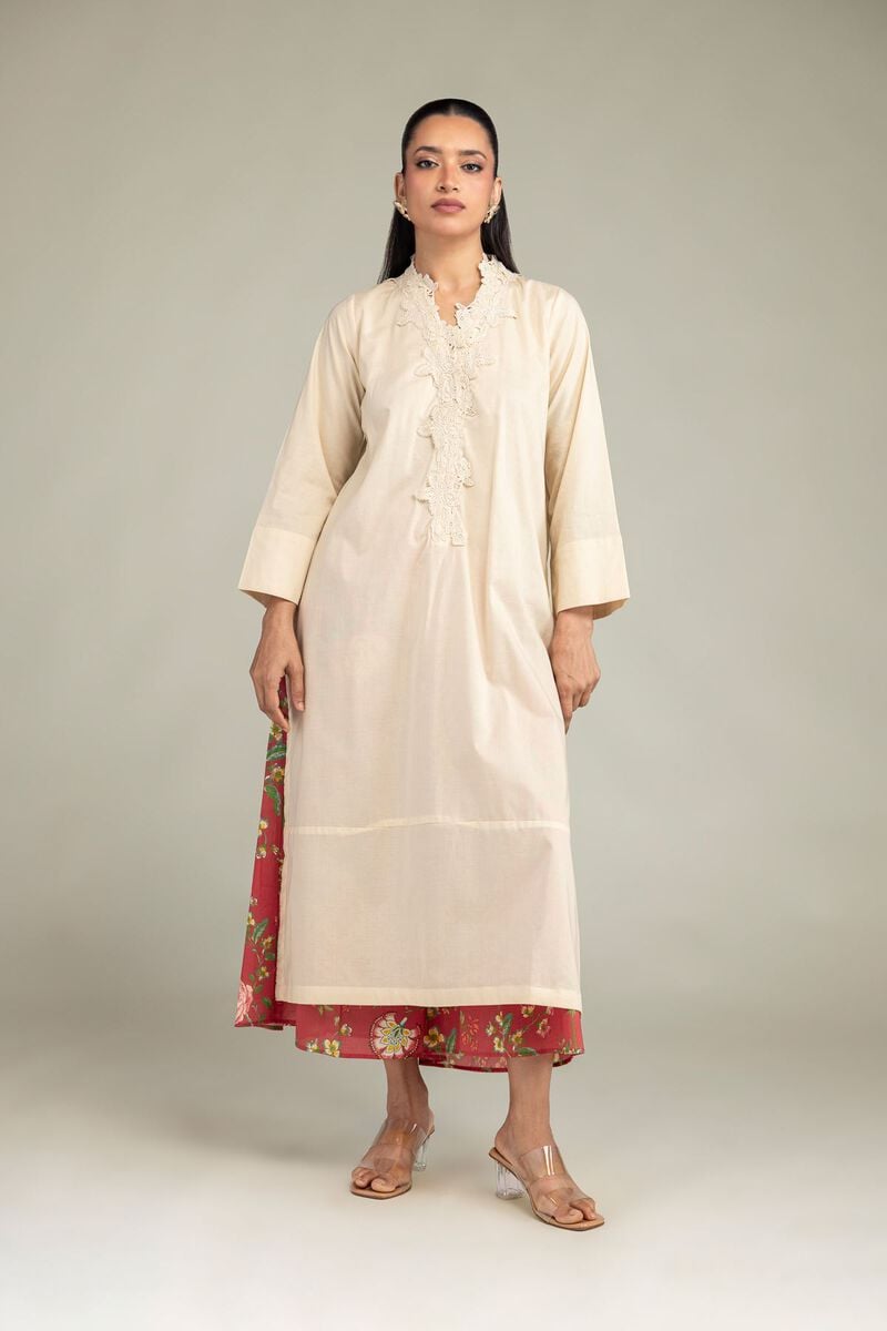 Embroidered | Cambric | Long Cambric Kurta | USD 40.00