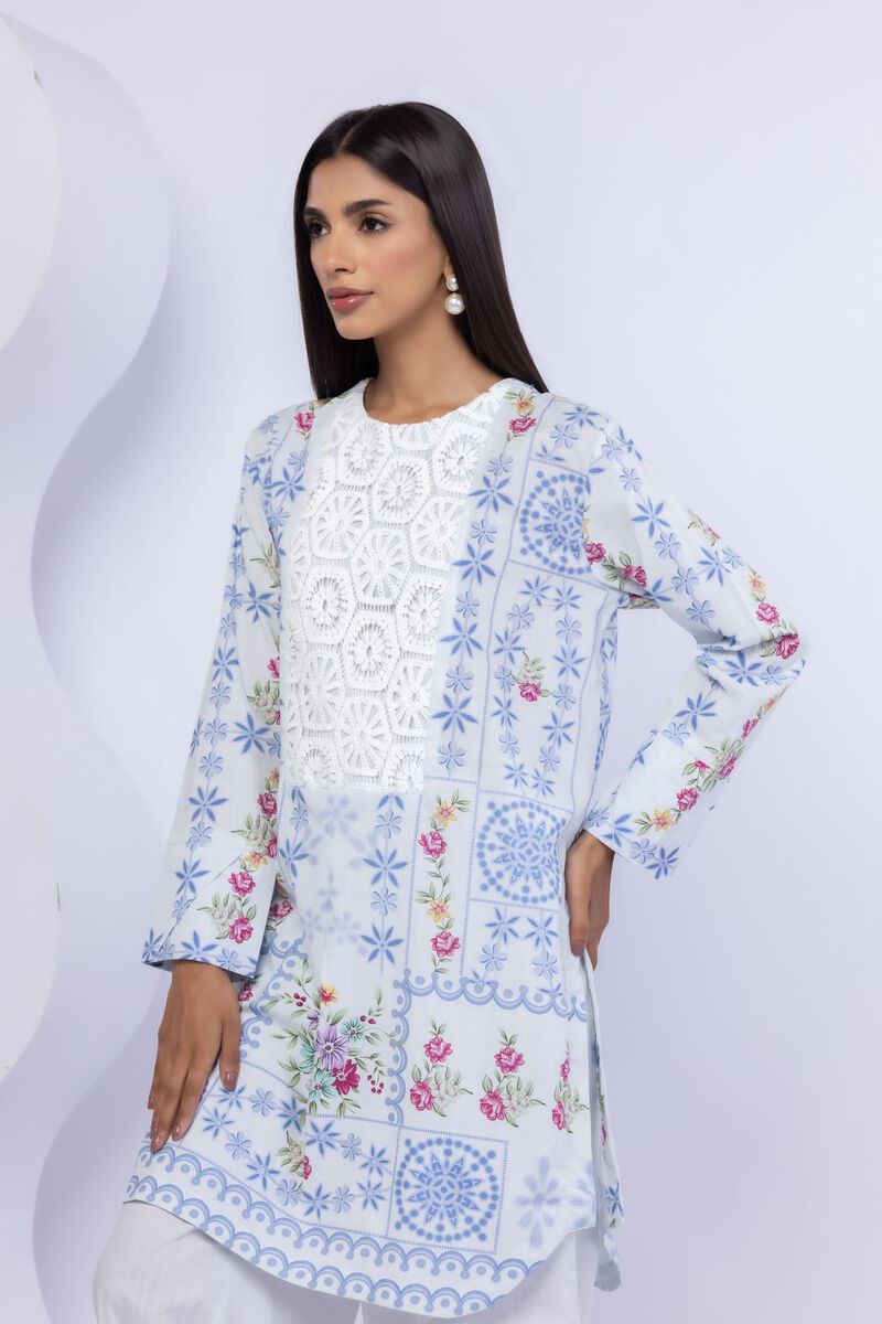 Embroidered | Crosshatch Poplin | Kurta | USD 15.00