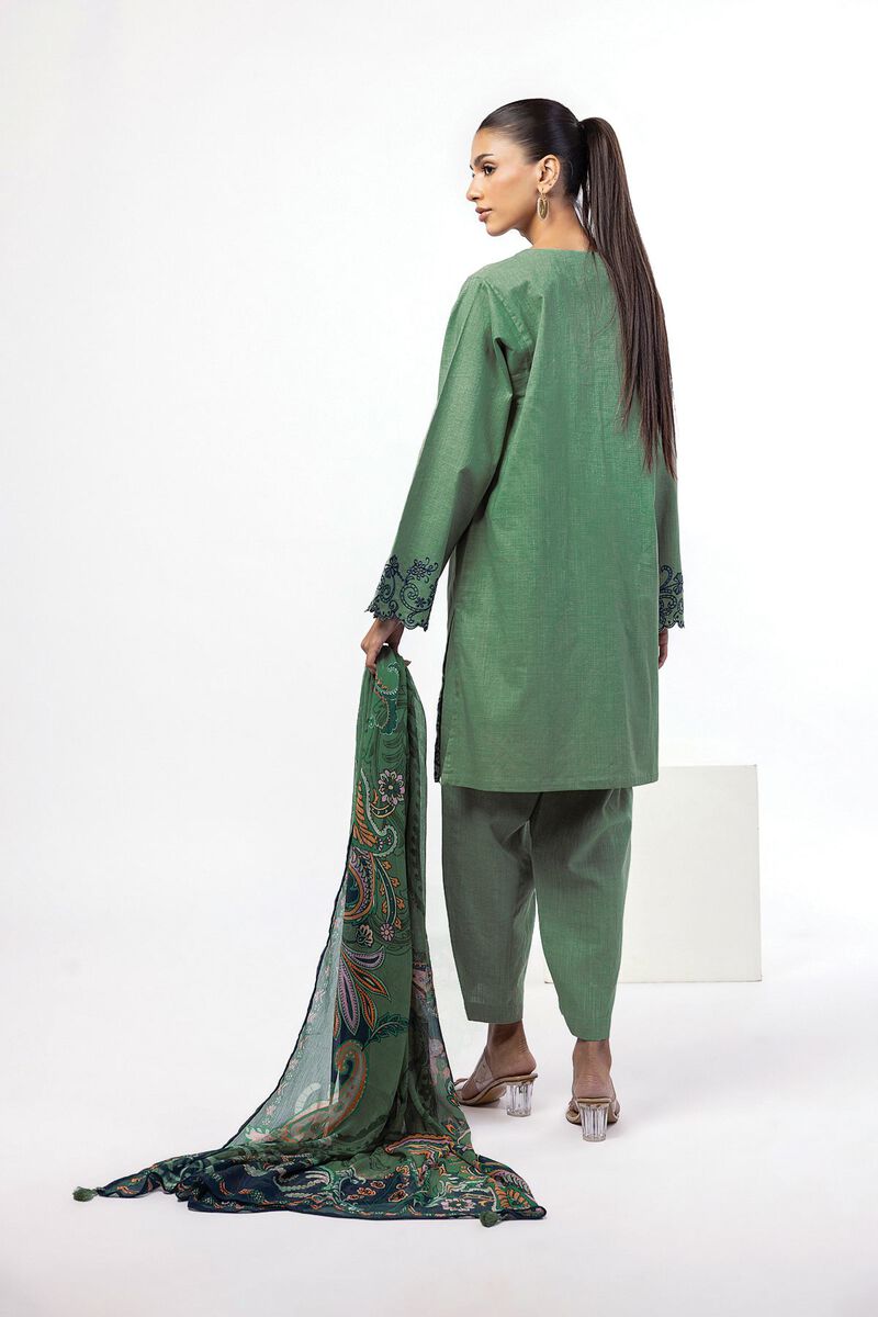 Embroidered | Crosshatch | Tailored 3 Piece | USD 32.50