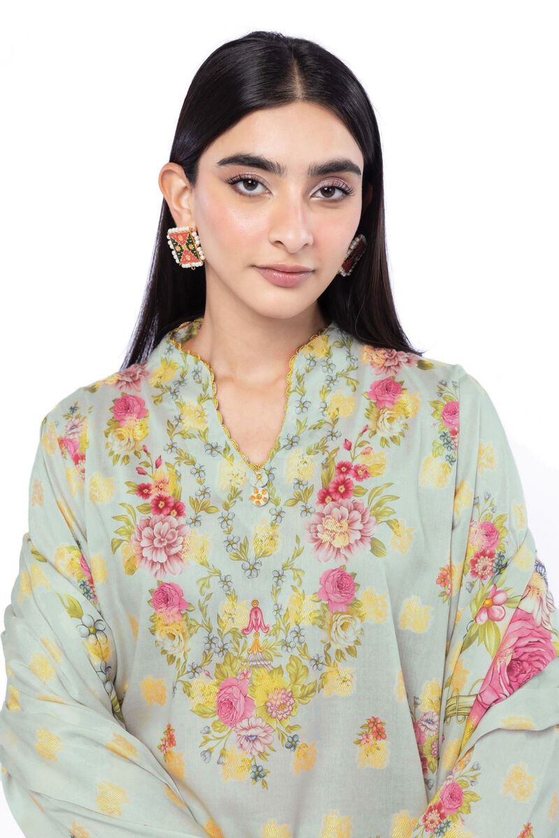 Printed | Jacquard | Tailored 3 Piece | USD 70.00