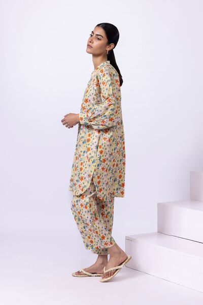 Printed | Ripple Crinkle | Pants | USD 5.40