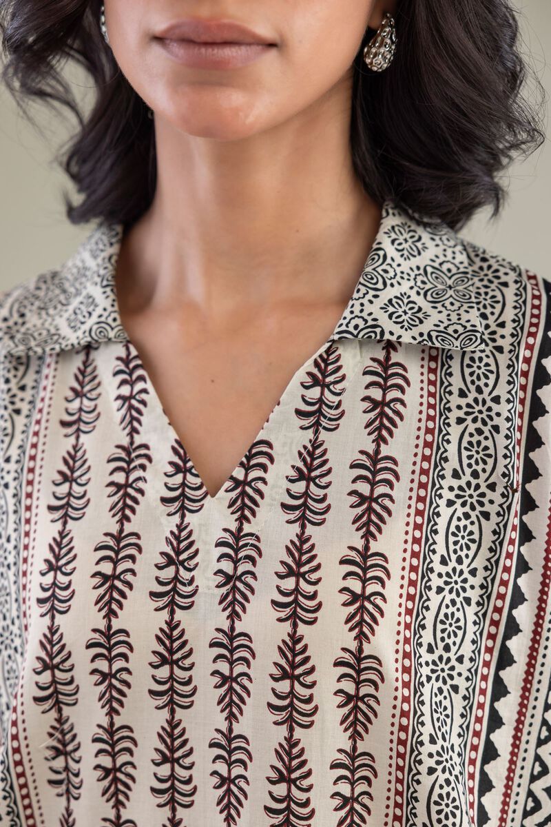 Printed | Cambric | Cambric Longline Kurta | USD 35.00