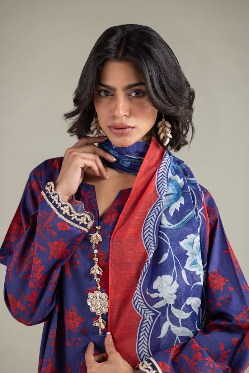 Embroidered | Cambric | Tailored 3-Piece Outfit | USD 80.00