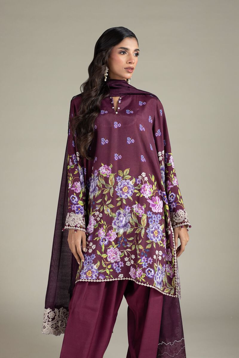 Embroidered | Raw Silk | Silk 2-Piece Tailored | USD 85.00