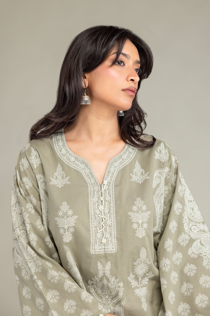 Cambric | Beige Cambric Kurta | USD 40.00