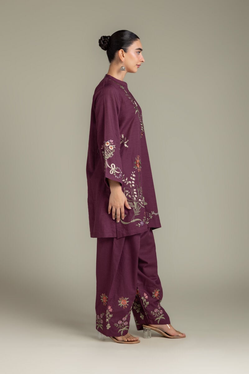 Embroidered | Light Khaddar | Fabrics 2 Piece | Top and Bottom | null