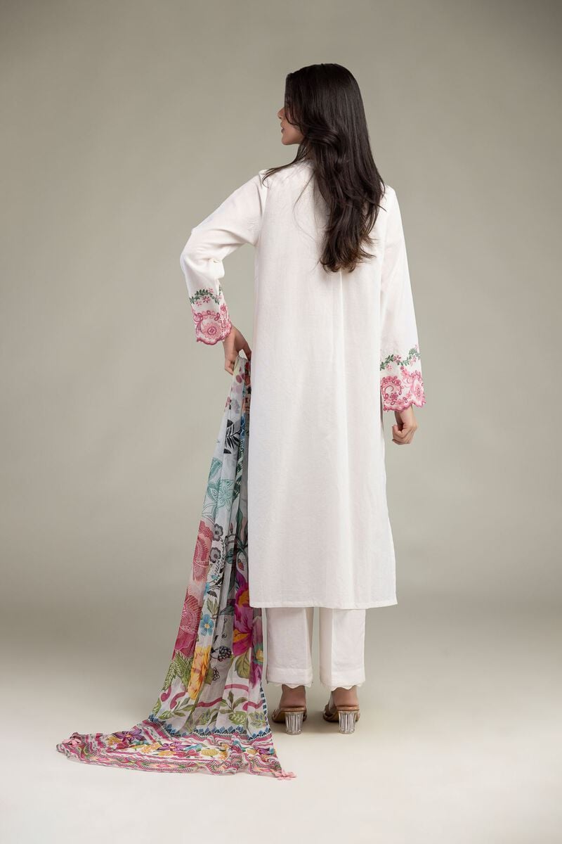 Embroidered | Cambric | Cambric Tailored 3-Piece | USD 85.00