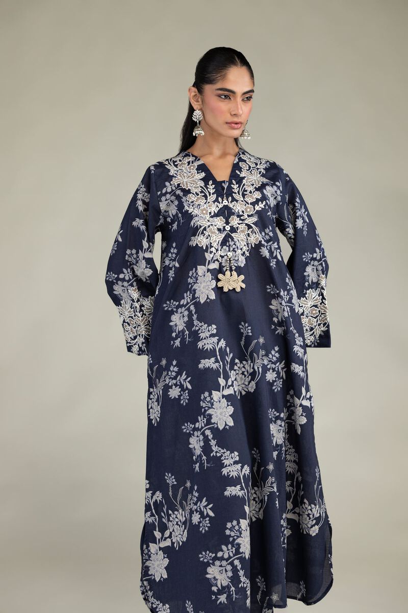 Embroidered | Cambric | Long Cambric Kurta | USD 45.00
