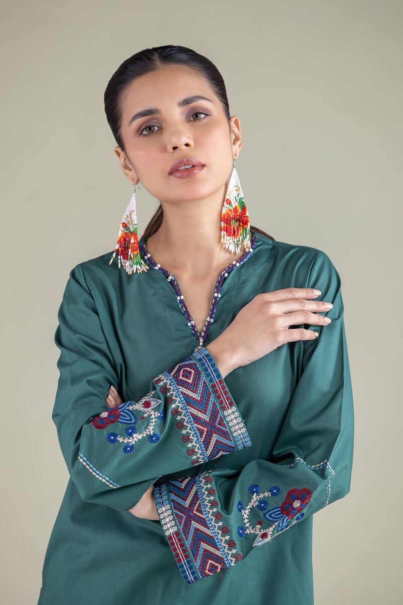 Embroidered | Cambric | Kurta | USD 35.00