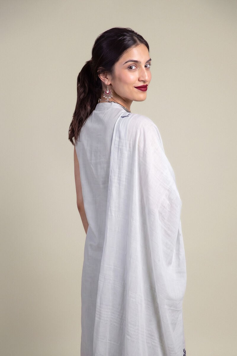 Embroidered | Polyester Silk | Silk Floral Dupatta | USD 35.00