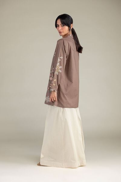 Embroidered | Cotton Dobby | Cotton Solid Pants | USD 30.00