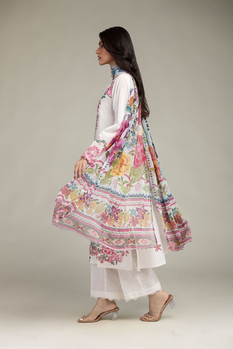 Embroidered | Cambric | Cambric Tailored 3-Piece | USD 85.00