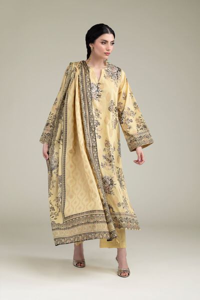 Printed | Jacquard | Tailored 3 Piece | USD 70.00