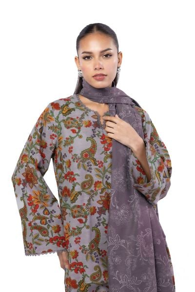 Printed | Khaddar | Tailored 3 Piece | USD 22.50