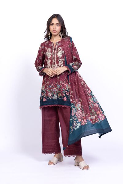 Embroidered | Textured Cotton | Kurta | USD 30.00