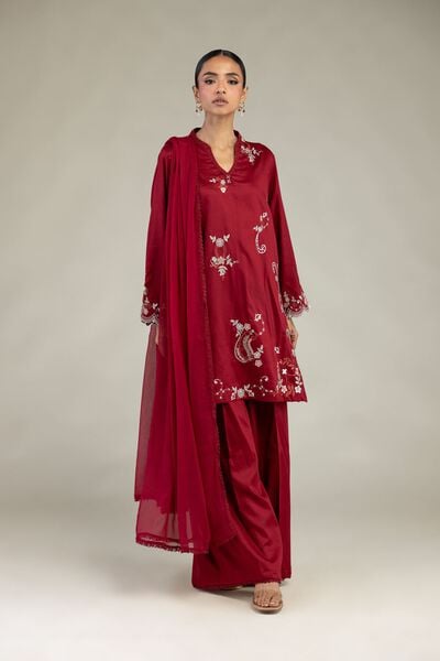 Embroidered | Dobby | Dobby Tailored 3-Piece | USD 80.00
