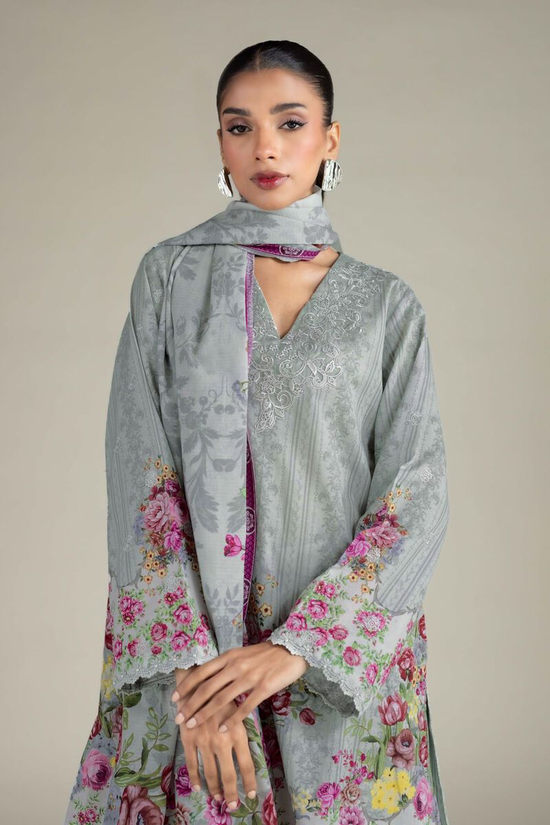 Embroidered | Cambric | Tailored 3 Piece | USD 70.00