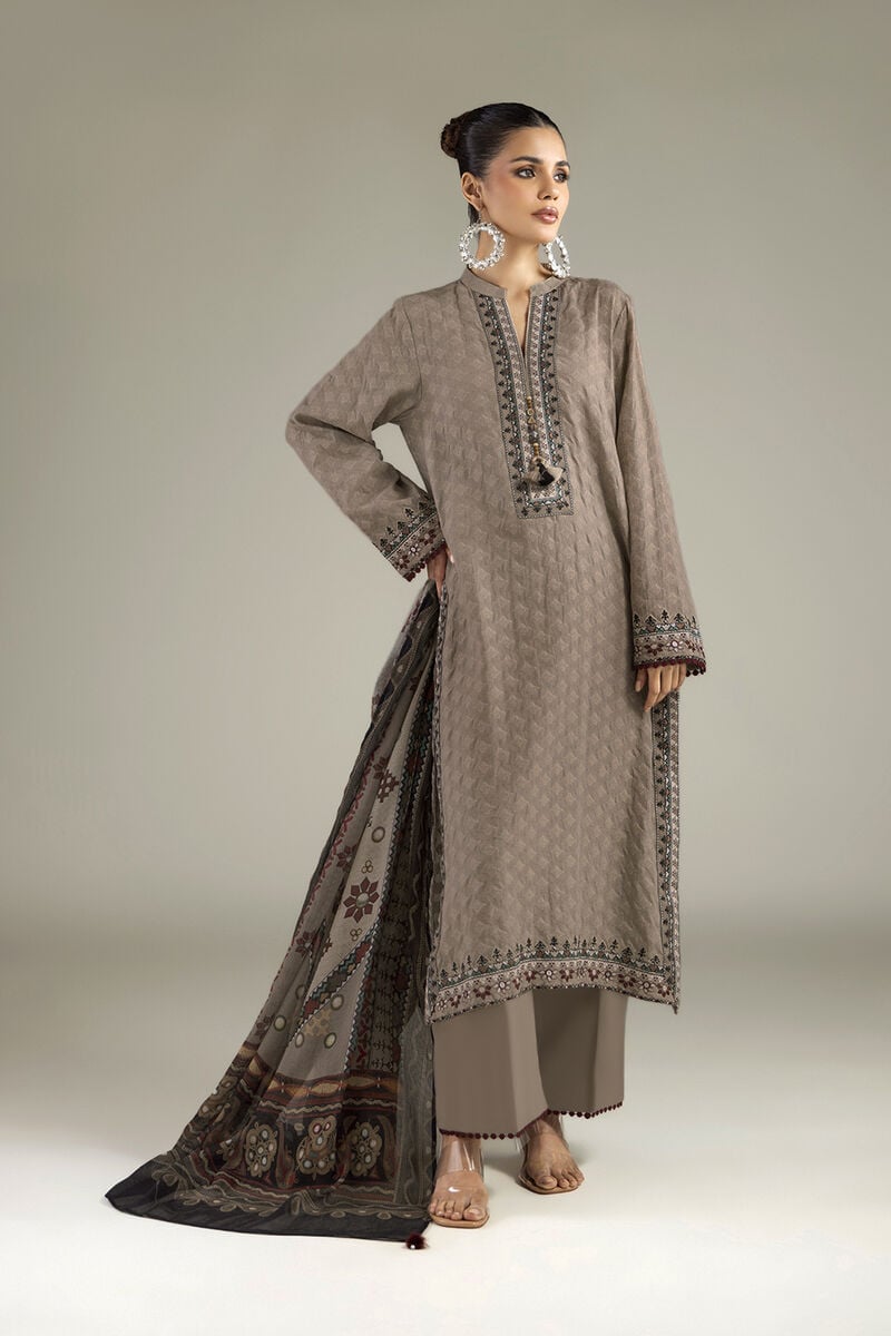 Embroidered | Broshia | Tailored 3-Piece Set | USD 80.00