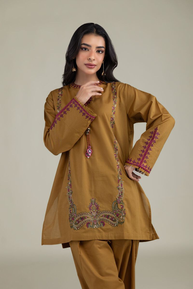 Embroidered | Cambric | Floral Cambric Kurta | USD 40.00