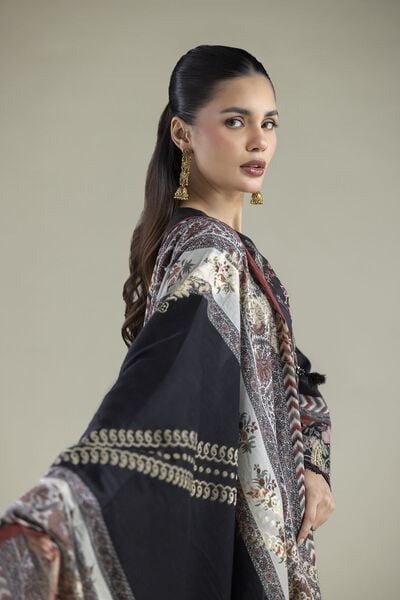 Printed | Jacquard | Floral Tailored 3-Piece | USD 65.00