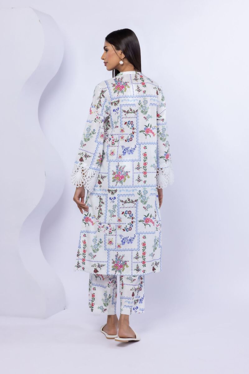 Embroidered | Crosshatch Poplin | Kurta | USD 30.00