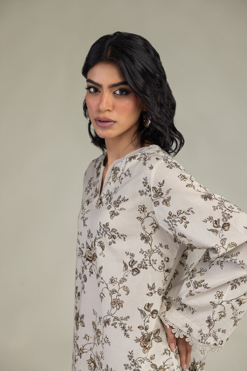 Embroidered | Cambric | Floral Cambric Kurta | USD 30.00