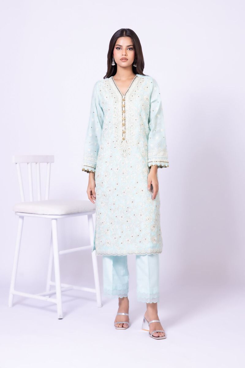 Embroidered | Viscose Polyester Net | Kurta | USD 37.50