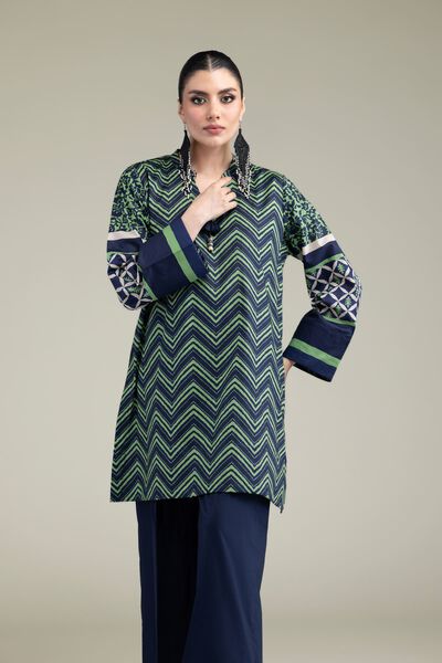 Printed | Cambric | Short Cambric Kurta | USD 30.00
