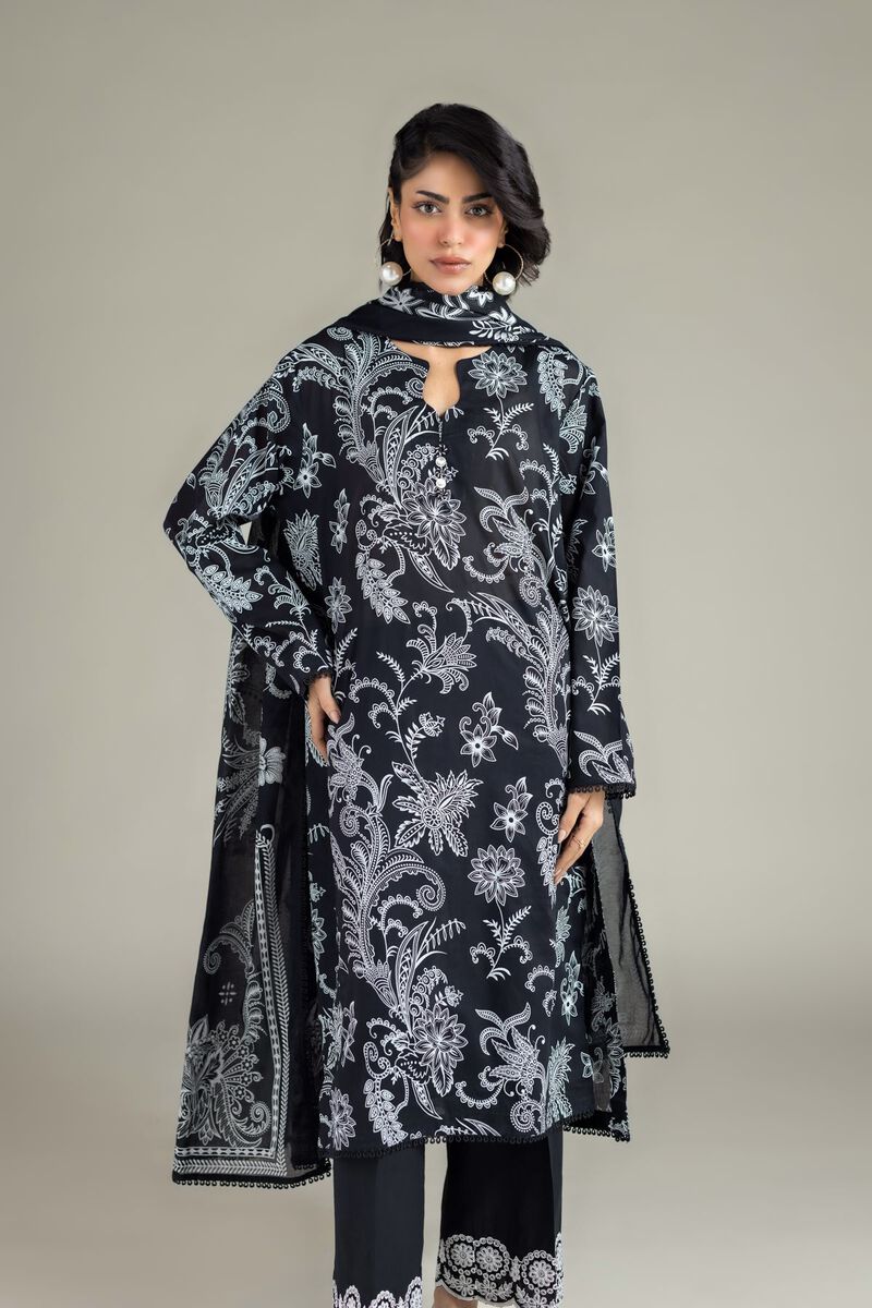 Printed | Lawn | Floral Kurta 3-piece | USD 70.00