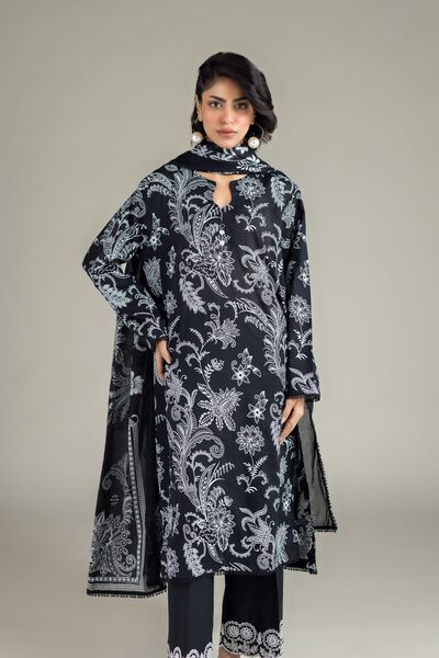 Printed | Lawn | Floral Kurta 3-piece | USD 70.00