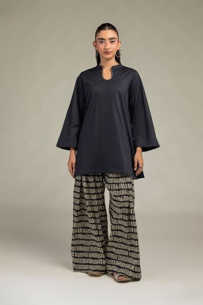 Printed | Cambric | Black Printed Shalwar | USD 30.00