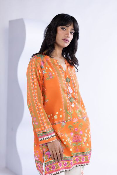 Printed | Thai Silk | Kurta | USD 45.00