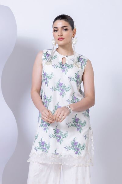Embroidered | Crosshatch Raw Silk | Kurta | USD 75.00