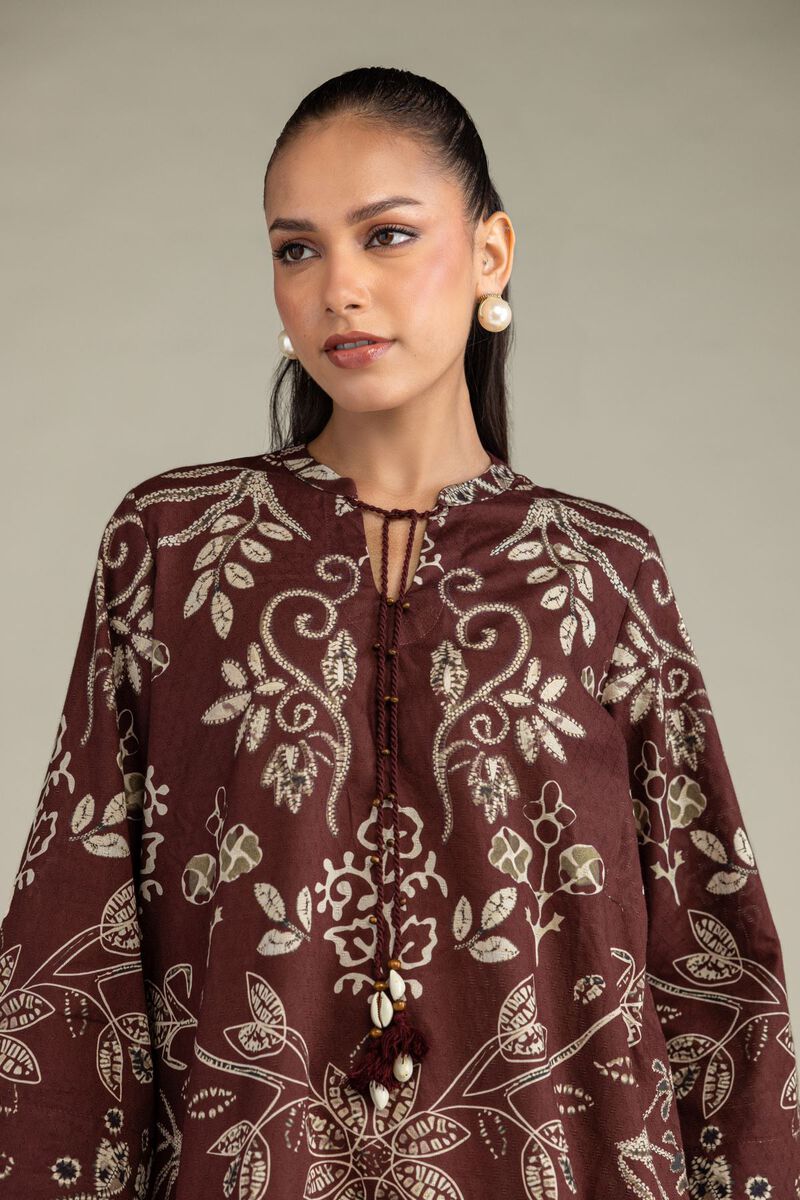 Printed | Cotton Dobby | Floral Cotton Kurta | USD 30.00