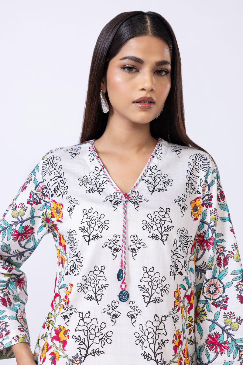 Embroidered | Crosshatch Poplin | Kurta | null