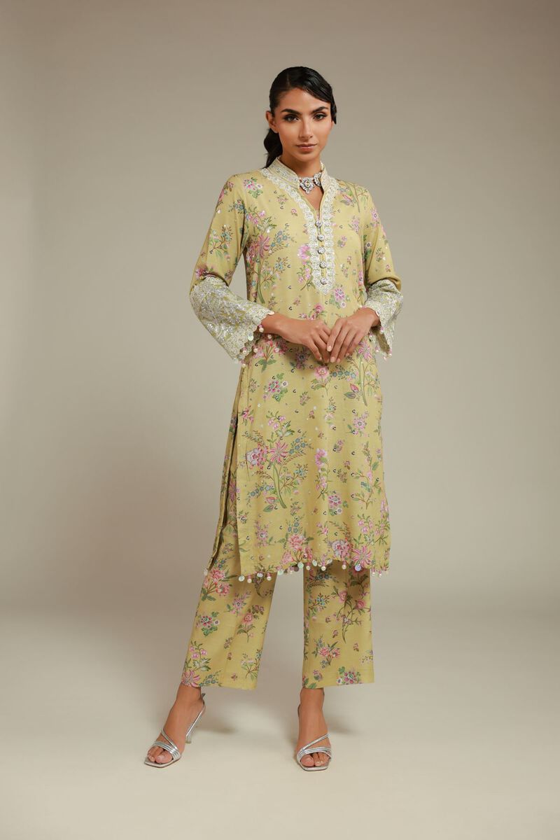 Embroidered | Raw Silk | Kurta | USD 60.00