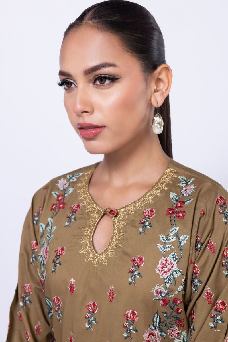 Embroidered | Cambric | Kurta | USD 19.50